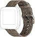 Produktbild topp - Nylon Armband für Fitbit Versa, Kaffee