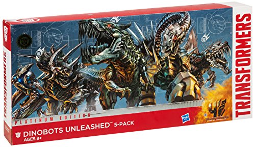 Transformers Movie Age Of Extinction Platinum Edition Dinobots Unleashed 5 Pack