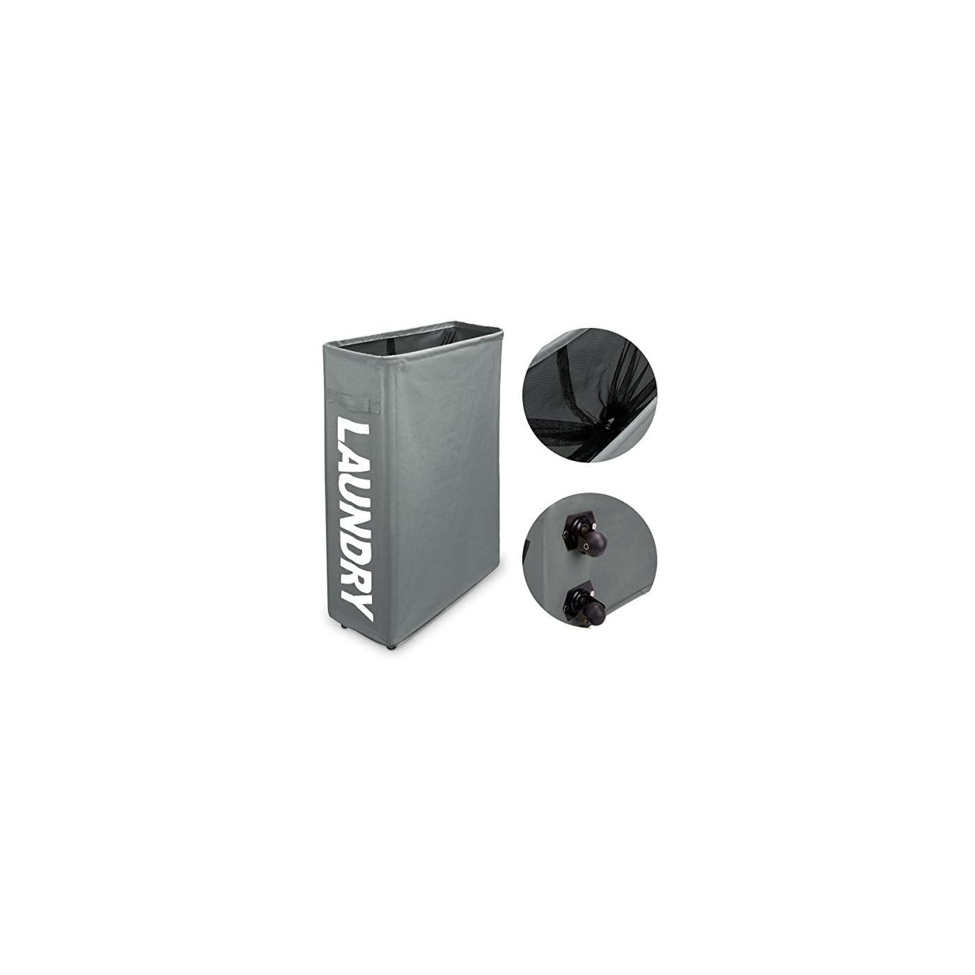 Chrislley Cesta Para la Ropa Sucia Plegable Grande Esquina Cuadrada