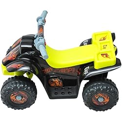 Outsunny - Quad a batteria per bimbi - nero e giallo