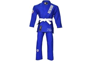 Rewon Gear Jiu-Jitsu-Gi, Jiu-Jitsu-Uniforme,Competizione Professionale, Tessuto di Alta qualità Arti Marziali, MMA, Karate, Taekwondo, Cotone, Uomini, Donne e Bambini