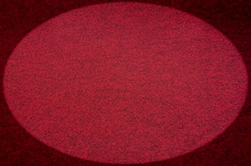 Filz, Filzstoff, Dekorationsfilz, imprägniert, Breite 100 cm, Dicke 4 mm, Meterware 0,5 lfm – melange rot - 2