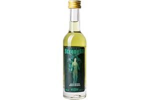 ‎ALANDIA Absinth Strong68 von ALANDIA | Mini Miniatur Flasche | Das Original | Mit Wermut Thujon | Ohne Farbstoff | (1 x 50 ml)