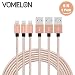 Produktbild Lightning Kabel, 3Pack 6FT Tangle-Free Nylon geflochtene Schnur Lightning zu USB-Ladekabel Kompatibel mit iPhone 7/7 Plus / 6S / 6 Plus, SE / 5S / 5, iPad, iPod Nano 7