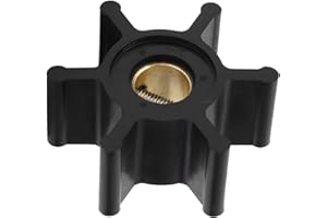 Socobeta Wasserpumpenlaufrad,Gehärtetes,Kupfersalzbeständiges 09‑810b‑1 Anti-Aging-Neoprengummi Für Die Wartung Wasserpumpen Laufrad Ersatz Ersatzteile Für Boote