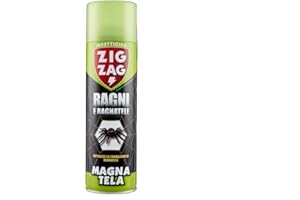 ZIG - ZAG ZIG-ZAG Insetticida Ragni, Magnatela, Ragni, Insetticida per Ragni e Ragnatele ad Alta Residualità, Previene Formazione di Ragnatele Fino a 40 Giorni, 500 ml