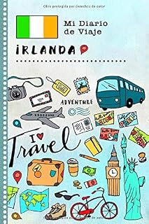 Irlanda Mi Diario de Viaje: Libro de Registro de Viajes Guiado Infantil - Cuaderno de Recuerdos de Actividades en Vacaciones para Escribir, Dibujar, Afirmaciones de Gratitud para Niños y Niñas