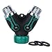 Produktbild Agoky 2-Wege-Verteiler Wasserhahn Verteiler 3/4 Zoll für Gartenschläuche Wasserverteiler für alle Wasserhähne - universaler & regulierbarer