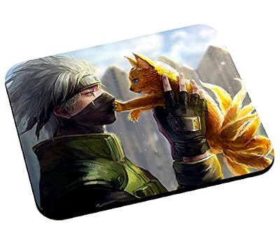 Fabulous Tapis de Souris Kakashi avec Naruto Petits Renard Manga Ninja Kawai