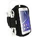 Produktbild igadgitz U2990 Neopren Sports Running Armband für Sony Xperia M2 D2303 - Schwarz