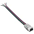 LEDKIA LIGHTING Conector Triple EasyFit 12V Negro Para Iluminación Exterior