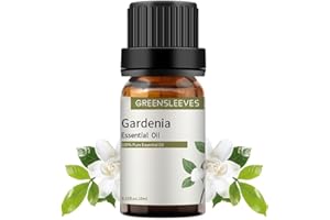 GREENSLEEVES Gardenia Essential Oil 10ml, 100% Pure Organic Gardenia Scent Aromatherapy Diffuser Oils 10ml (Gardenia)