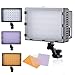 Hakutatz 160Pcs Led Videoleuchte Video Kamera Licht Studioleuchte Dauerlicht für Canon, Nikon, Olympus, Panasonic, Samsung
