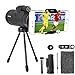 Price comparison product image HD Monocular Telescopes, Evershop Phone Telephoto Lens Zoom Lens with Low Night Vision Waterproof Scope for Adults with Phone Photography Adapter and Phone Tripod for Bird Watching/Hunting/Camping/Travelling/Hiking/Surveillance
