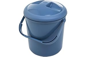 Rotho Babydesign Seau à Couches, 10 L, Dès La Naissance, Bella Bambina, Cool Blue (Bleu), 20021 0287