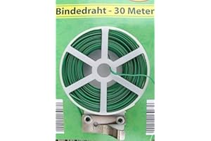 BINOA Blumendraht Bindedraht 30m Abtrenner grün na-und