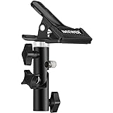 Neewer 2 PCS Supporto per Morsetto in Metallo Resistente per Studio Fotografico con Attacco per Supporto Luce da 5/8" per Rif
