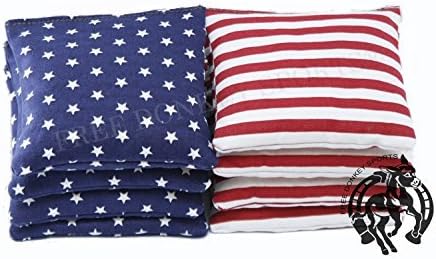 Free Donkey Sports? Regulation Cornhole Bags (Set of 8) Stars and Stripes Expedited Shipping by Free Donkey Sports