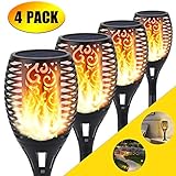 🔥【Wetterfeste Eternal Flame】 IP65 wasserdicht und Anti-Sonnenbrand Outdoor-Solarleuchten mit der Ingress Protection, werden stabiler bei schlechtem Wetter von Regen, Wind und Schnee.