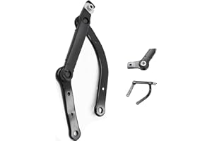 VHEUHZ Brazo del limpiaparabrisas delantero derecho limpiaparabrisas brazo limpiador brazo de limpieza Compatible con BMW E60 E61 E63 E64 61617185366 5 6 Series