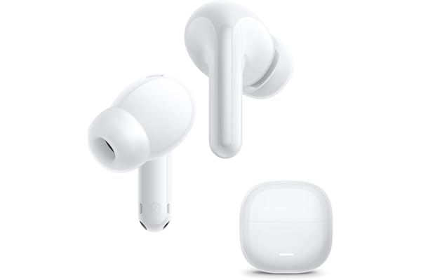 XIAOMI REDMI Buds 8 Lite – Auriculares inalámbricos Bluetooth in-Ear con ANC 42 dB, Driver de 12,4 mm, Graves intensos, hasta 36 h de autonomía, 5 ajustes de EQ y Bluetooth 5.4. Blanco