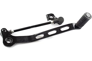 CMPO Gear Lever/Pedal Compatible with Lexmoto Michigan 125 EFI ZS125-79-E4/Michigan 125 Euro 5 ZS125-79-E5/R66+ E55 ZS125-79C-E55