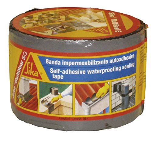 Sika Multiseal SG, Banda autoadhesiva impermeabilizante, Gris, 100mm x 12m