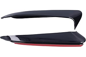 SALUTUY Stoßstangendiffusor, Heckstoßstange Spoiler Einzigartiges schickes Design Verschleißfest für Mercedes-Benz C-Klasse Kombi S205 C180 C200 Amg für Mercedes-Benz(Bright black)