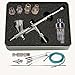 Produktbild Drei Farbe Kit Pro aérographe-aiguille 0.25, 0,3, 0,5 mm Durchmesser 9 CC Kapazität Besenkopf schwere trigger-air Brush/Pistole Drucksprüher métallisation für Torband/Projekte künstlerischen/Kosmetik Gebrauch/RC Auto/Drone etc