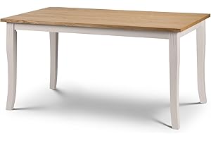 Julian Bowen Davenport Dining Table - Elephant Grey/Oak Tables