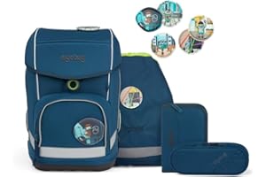 ergobag cubo Set ergonomischer Schulrucksack, Set 5-teilig