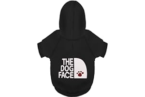 Paiaite Hunde-Kapuzenpullover Chihuahua: Halten Sie Ihren Welpen warm und stilvoll mit einem The Dog Face bedruckten Sweatshirt, Haustierkleidung und Pullovermantel, Alles in einem, perfekt für