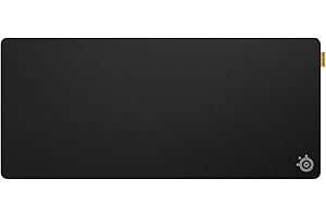 SteelSeries QcK XL Performance Control Tapis de Souris de Jeu — Densité supplémentaire pour Une Glisse Fluide — Coutures discrètes — Base en Caoutchouc néoprène antidérapant — 40 x 87,5 cm — FPS,