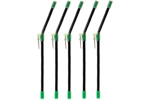 Ericetion 5 Stücke Meer Feeder Angeln Anti Tangle Feeder Boom Leuchtende Anti Tangle Booms Snaps Schwarz Angelwerkzeuge Tackle
