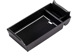 YEE PIN Compatible avec Classe A W177 V177 2019+ / Classe B W247 2019+ / GLA/CLA Classe C118/ GLB Boîte de Rangement Console Centrale Organisateur pour accoudoir avec Tapis antidérapant