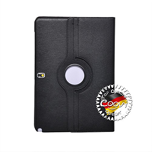 COOVY® 360° ROTATION COVER FÜR SAMSUNG GALAXY NOTE PRO 12.2 SM-P900 SM-P901 SM-P905 SMART HÜLLE TASCHE ETUI CASE SCHUTZ STÄNDER Farbe schwarz - 7