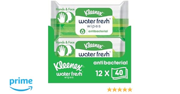 kleenex water fresh antibacterial wipes