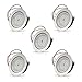 Produktbild 5x Lu-Mi® Led Einbaustrahler 3W 230V Warmweiß 3000K Flach Set Einbaurahmen G4