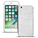 Produktbild LetiStore Hülle für Apple iPhone 8 Case Cover Silikon TPU Schutzhülle Brushed Weiß Metallic