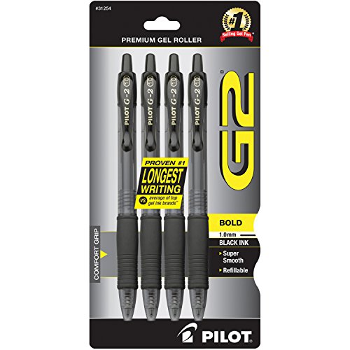 Pilot G2 prima retráctil Roller de Gel bolígrafos