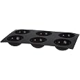 Moule Mini Financier Lékué 20 Cavités - Silicone Platine - Résistant 260°C - Lavable Lave-vaisselle