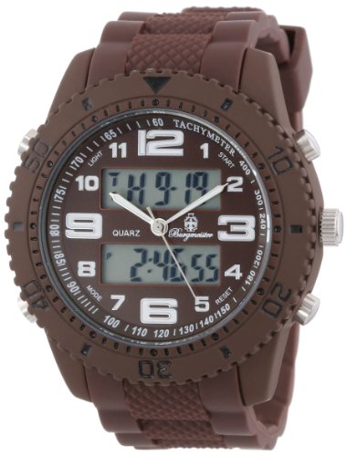 Burgmeister Herren-Armbanduhr XL Military Analog - Digital Quarz Silikon BM900-095 Burgmeister Herren-Armbanduhr XL Military Analog - Digital Quarz Silikon BM900-095