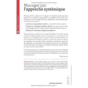 Manager par l'approche systémique