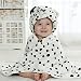 DINGANG Kids Baby Bath Towels Cute Leopard Hooded Ultra-soft Flannel Bathing Wrap Blanket,0-6 Years Old