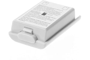 KERDEJAR 1PC AA Batterie Coque arrière Coque Pack Blanc pour Manette sans Fil Xbox 360