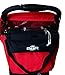 BTR Pram Buggy Buddy Stroller Organiser / Storage Bag With Mobile Phone Holder - Black - Water Resistant