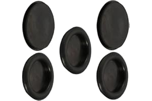 TA-VIGOR 5Pcs Rubber Blanking Grommet, 40mm Black Rubber Grommets Electrical Holes Cable Wire Gaskets Protector for Wires, Plugs, Cables Holes, Car, Boat, Pump, Plumbing, Cable Wiring