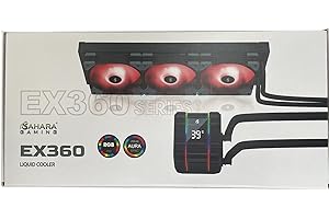 SaharaGaming EX360 ARGB & SYNC AIO Universal Gaming Cooler