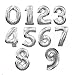 Produktbild SINOTECH 81,3 cm Anzahl der Aluminium Folie aufblasbar Luftballons Geburtstag Hochzeit Ziffer 0–9 Decor liefern Air GLOBOS Kinder Spielzeug, silber, Silver 0