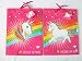 Produktbild 586710WU, 4 Stück Geschenktüte "Einhorn", 14,5 x 11 cm, 2 verschiedene Motive, Geschenktasche, Geschenkbeutel
